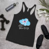 "Be Somebody's Silver Lining" Floral Dog Logo Women's Tank Top - 7 Colors - Image 8